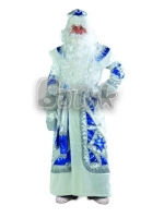Дед Мороз серебряно-синий  р.54-56 161-1